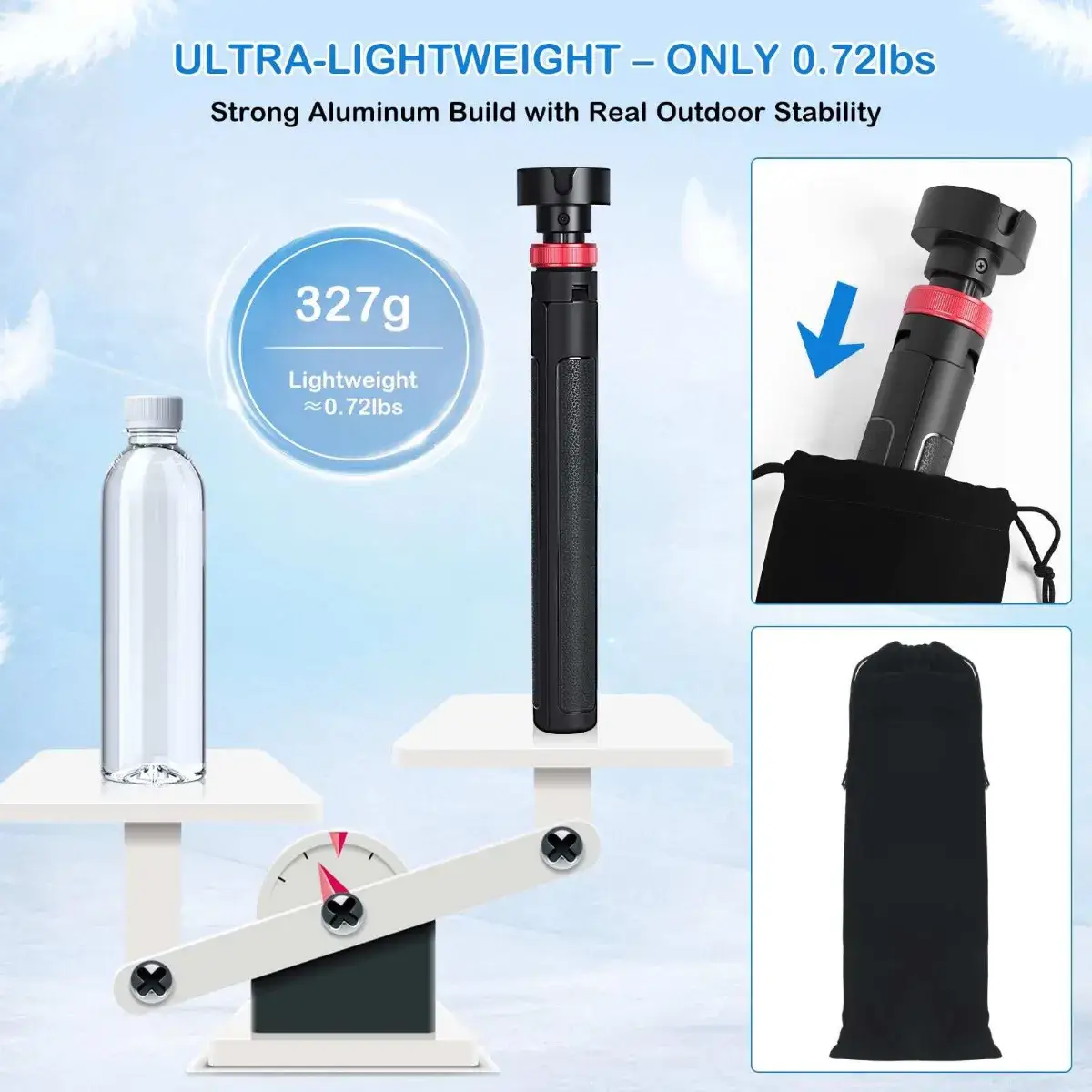 Ultra-Stable Low-Profile Starlink Mini Tripod Ground Mount - Image 3